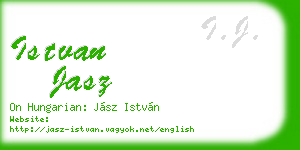 istvan jasz business card